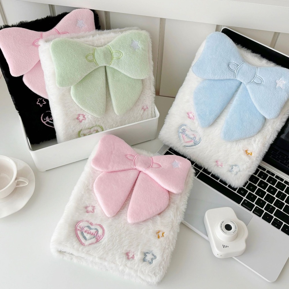 Kpop Photo Card Binder 3 Inch - Neuer Hochwertiger 3D-Schleifenknoten A6 Fotokartenhalter Ringbinder