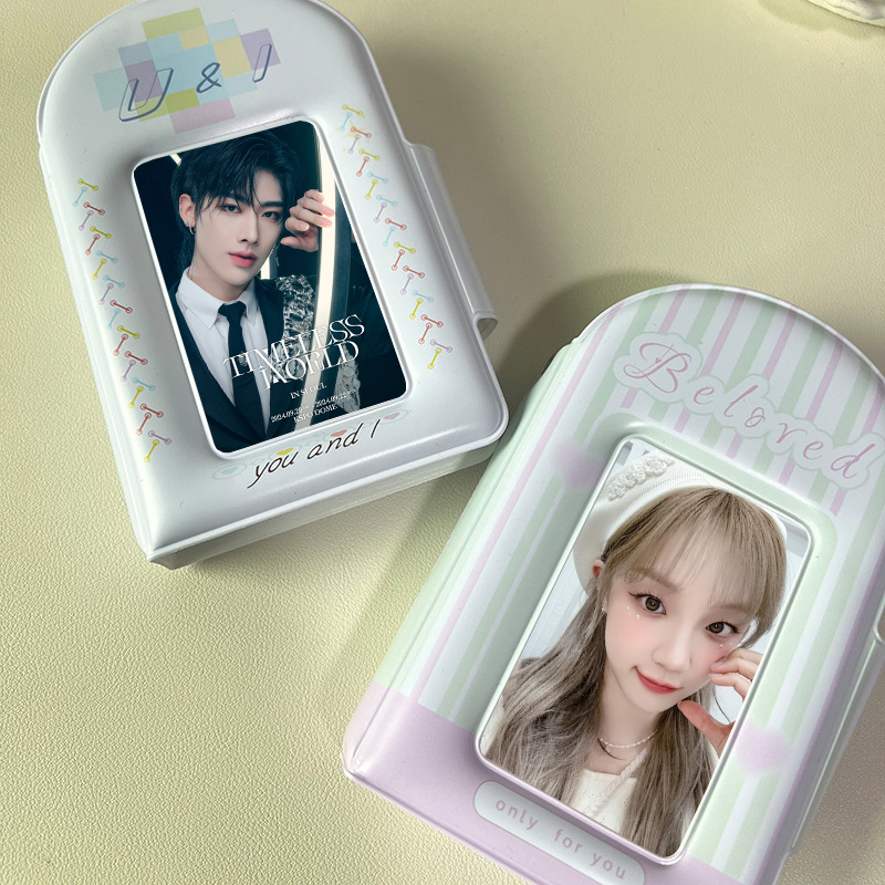 Kpop Photo Card Binder 3 Inch - Kpop 7,6 cm große Idol-Fotokarte, Kartenbuch,