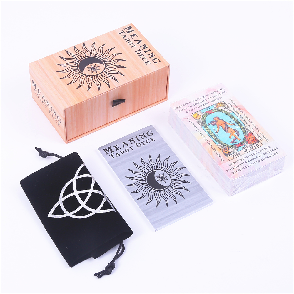 Tarot Deck With Guidebook - 12 x 7 cm bedeutendes Tarot-Deck