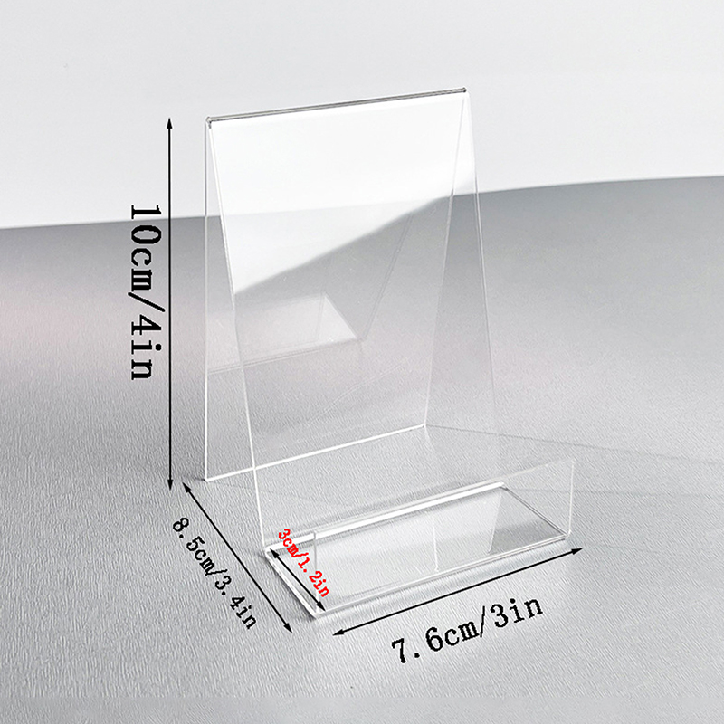 Clear Acrylic Book Stand Holder - Buchständer aus Acryl, Comic-Buchhalter, Transparenter Laptop-Ständer,
